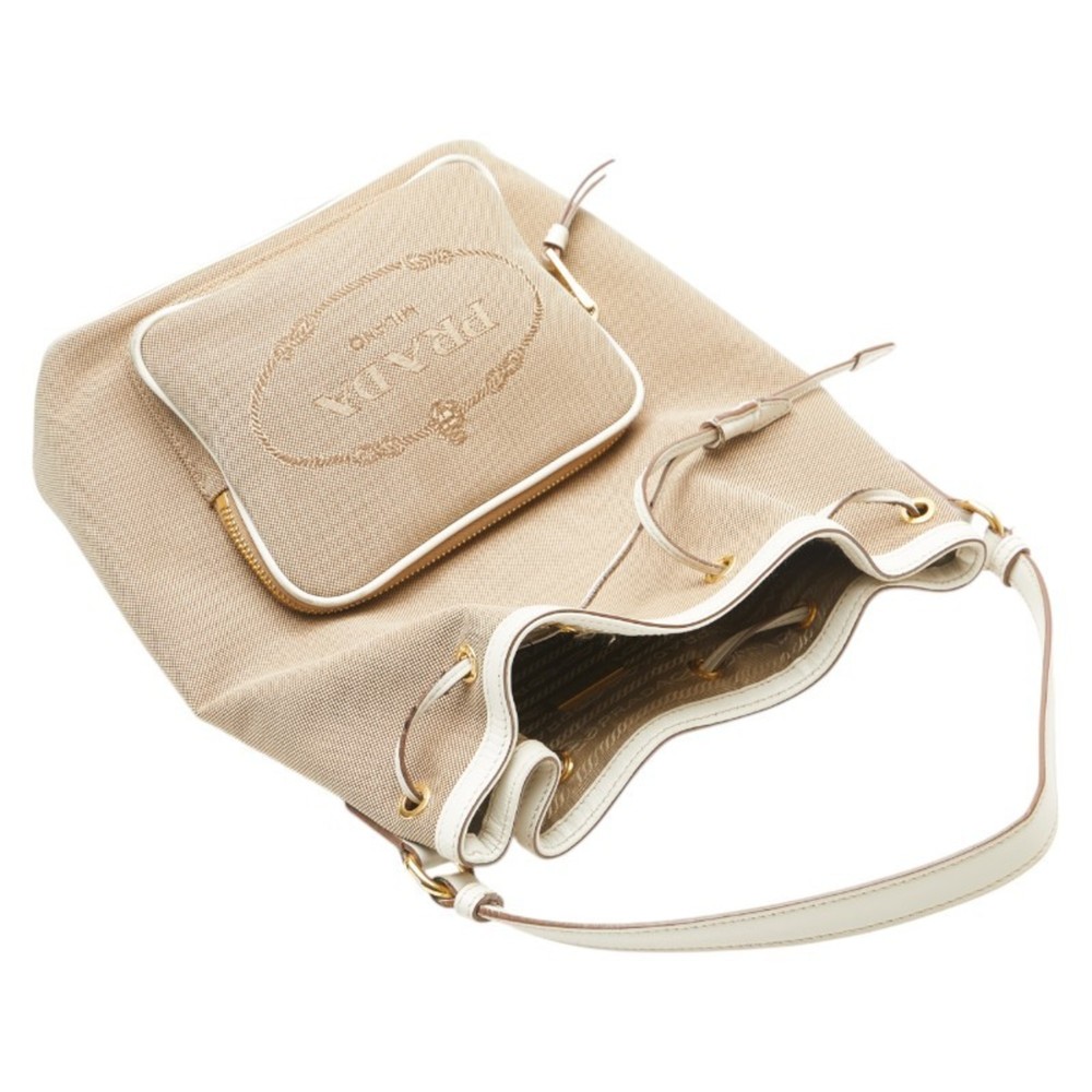 PRADA Beige Leather Bag - Picture 4 of 14